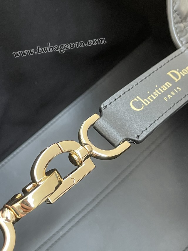 Dior专柜新款迪奥高仿原单中号黑色Toujours系列大菱格休闲女包 djfk1439